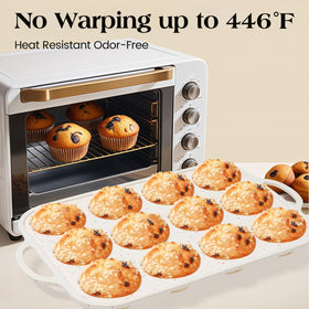 Vinino muffin pan ideal for muffins cupcakes eggs pizzas and more.