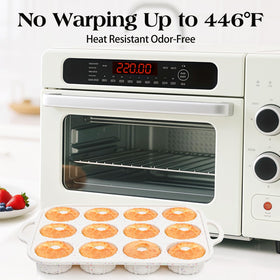 Vinino versatile mini baking molds for donuts, cupcakes, and jellies.