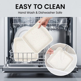 Vinino wide temperature range silicone pan withstands high heat.