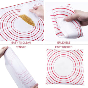 Vinoil 17-inch adjustable rolling pin for versatile dough types.