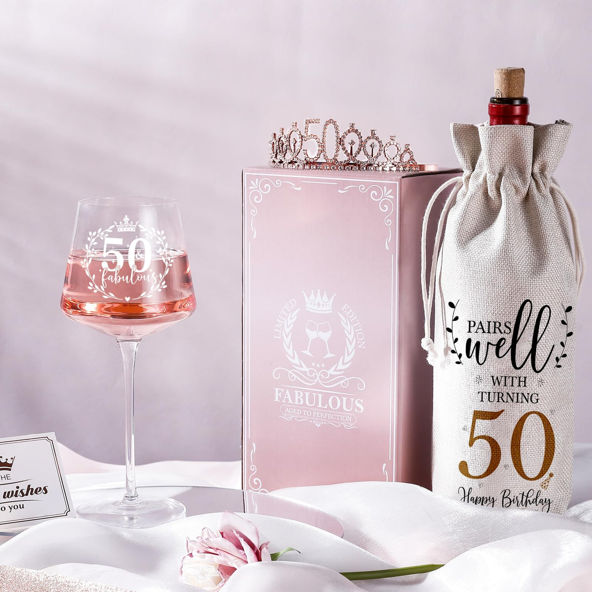Vintacicle keepsake 50th birthday photo moment set