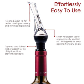 Vintorio pourer disassembly-friendly-cleaning in black makes maintenance easy