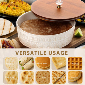 Viosuniu elegant tortilla warmer enhances Cinco de Mayo and Taco Tuesday.