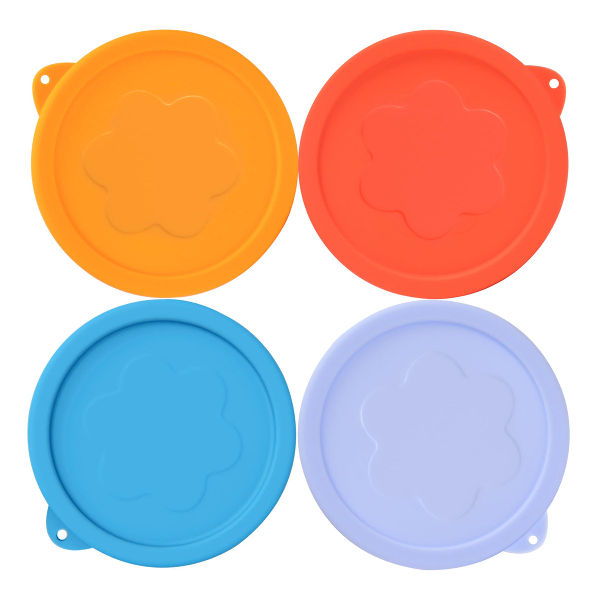 Viotiin 2 cup silicone lid close-up showing snug seal to prevent spills.