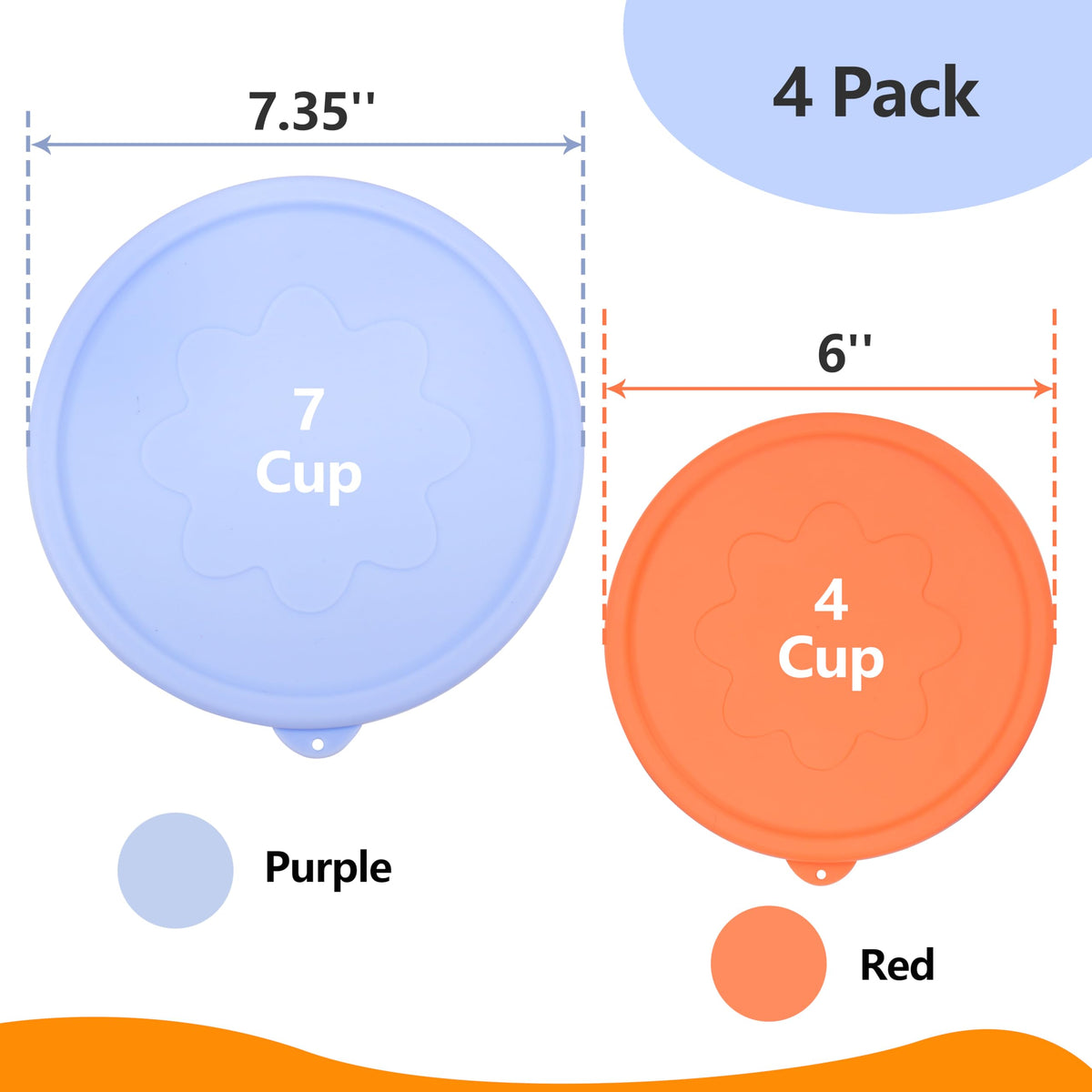 Viotiin 7-cup silicone lid on a Pyrex bowl for versatile leftovers