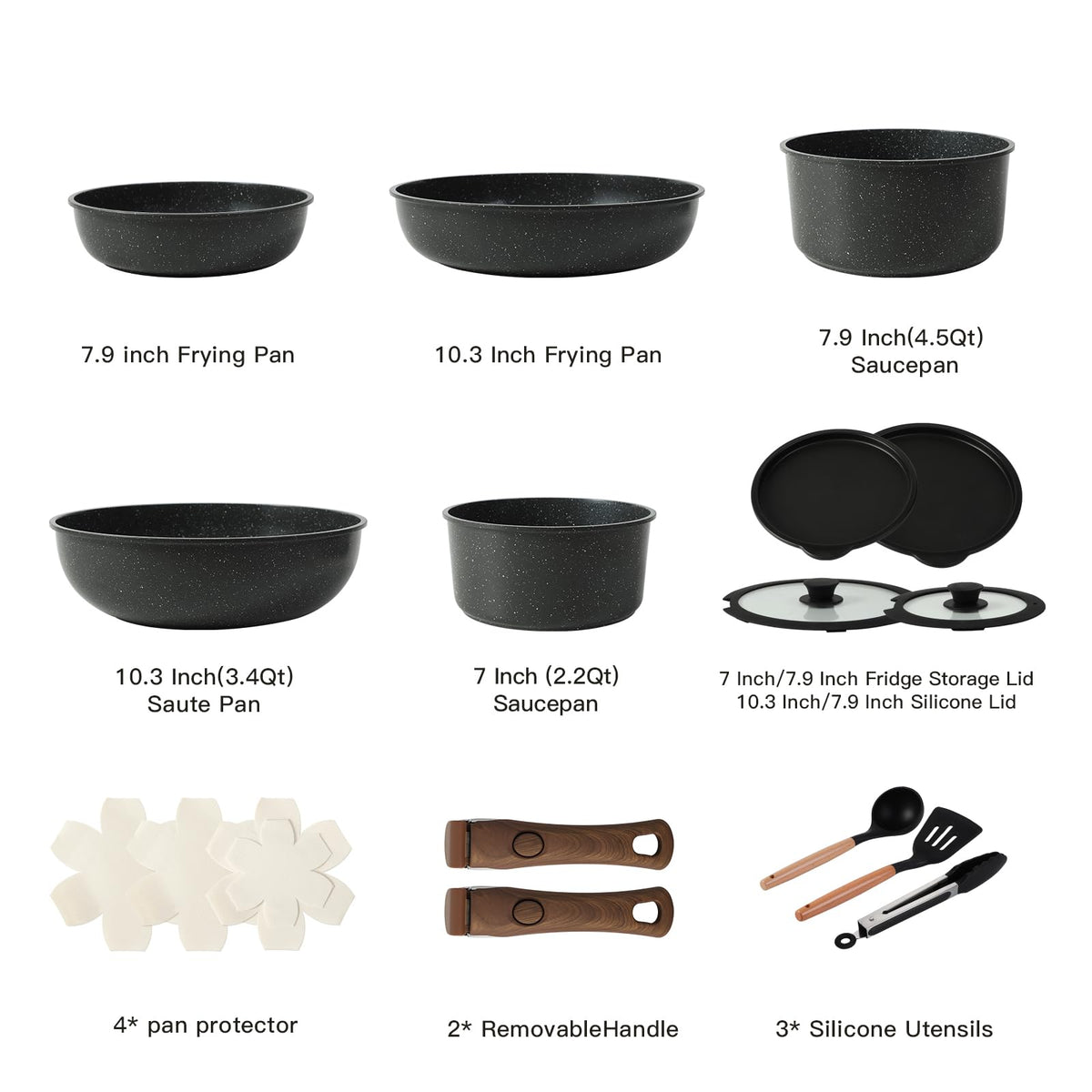 Vipwind 11-inch covered fryer with glass lid for versatile cooking tasks.