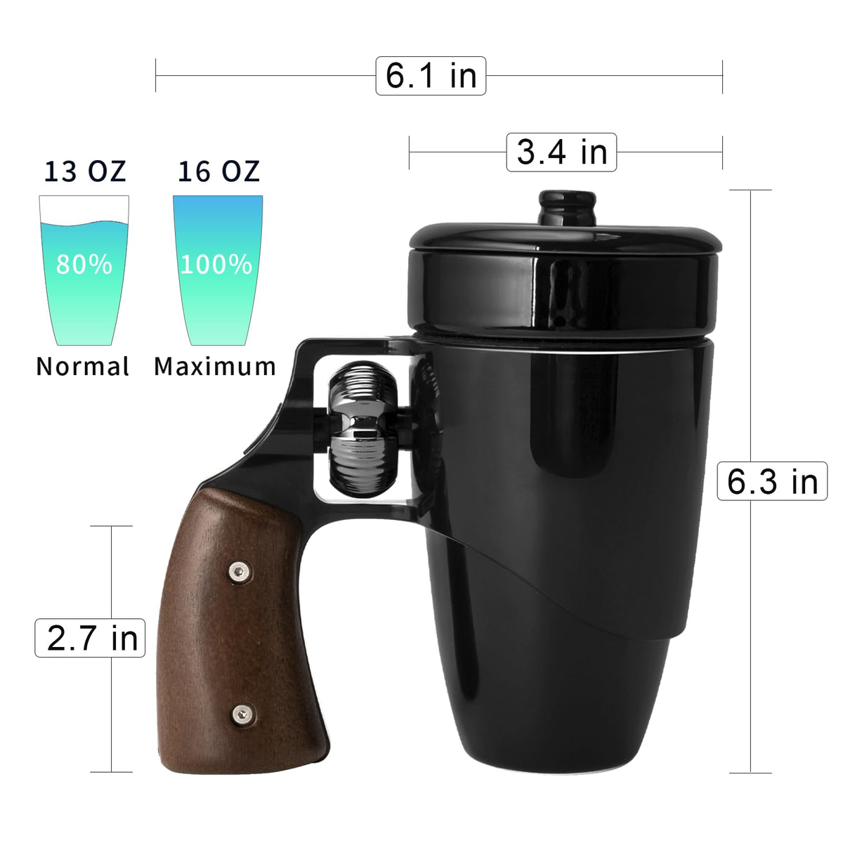 Rotatable design on VIREESR mug helps relieve stress during busy days