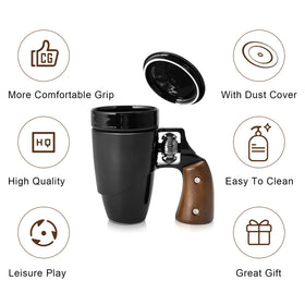 Ceramic material in VIREESR mug preserves temperature for longer coffee time