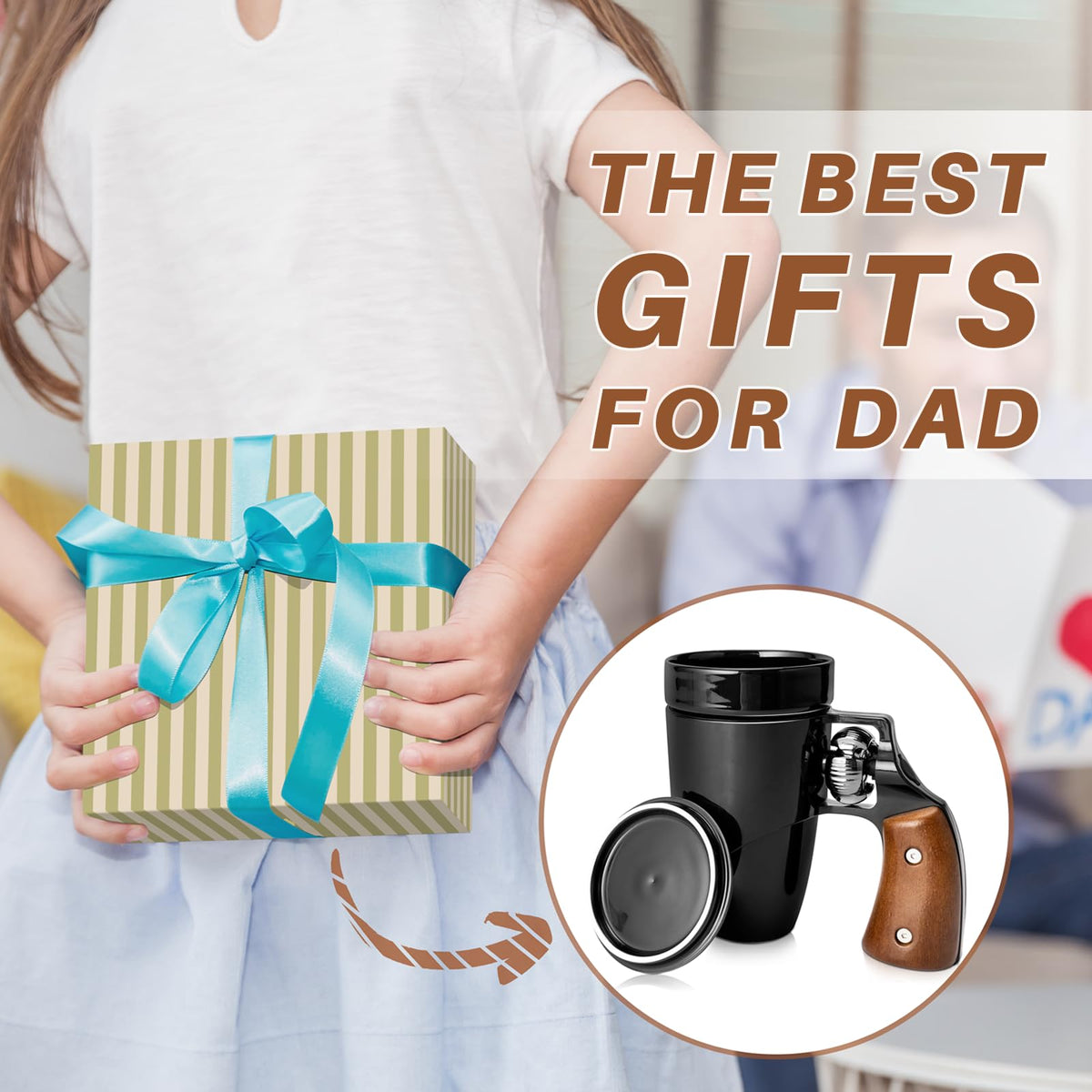 Unique gift idea: VIREESR revolver mug suited for friends and family