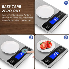 VIRENZZO waterproof stainless-steel surface resists fingerprints for quick cleaning.