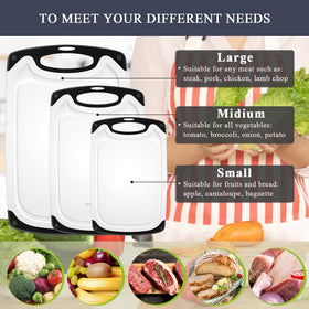 Viretang large cutting board ideal for meat preparation