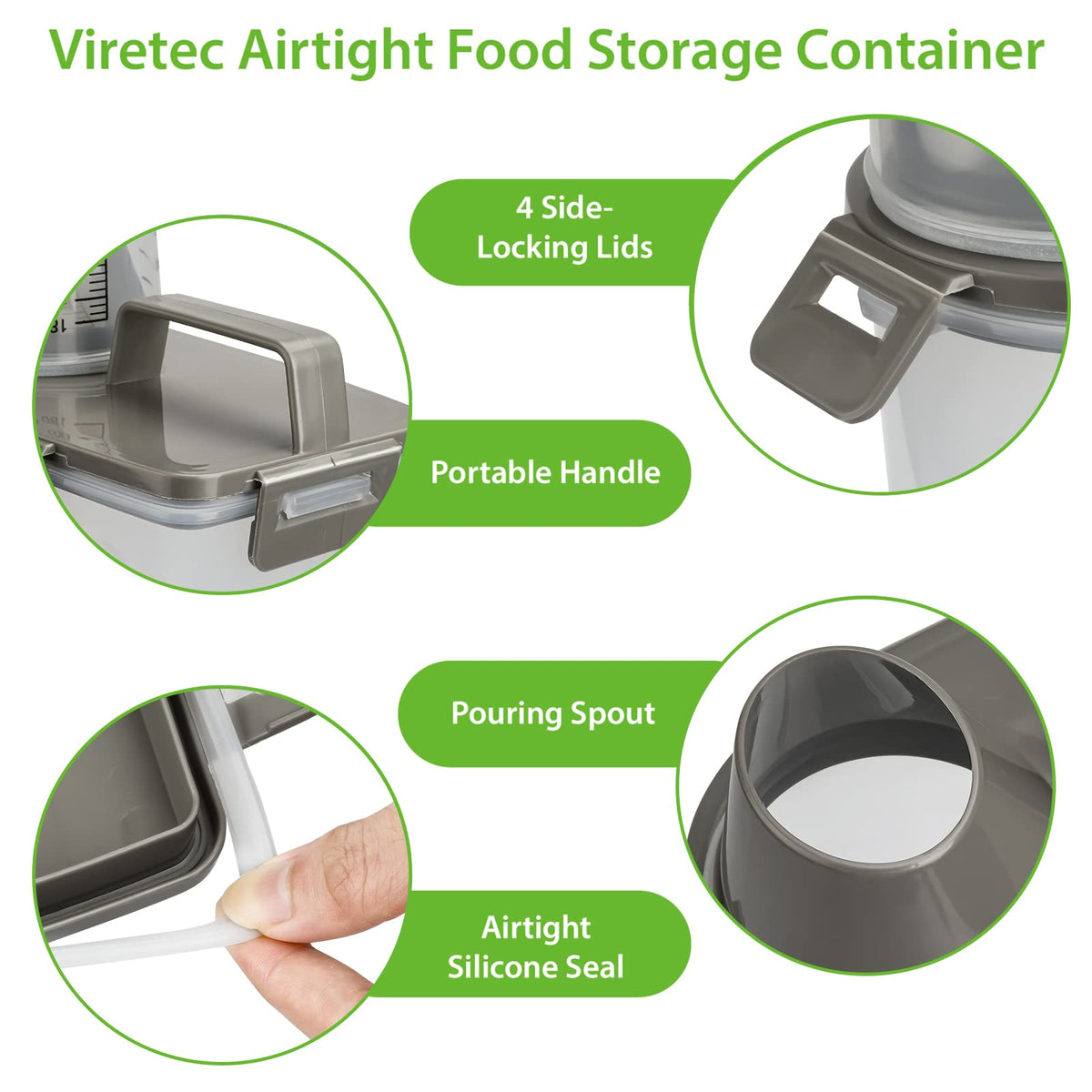 Viretec dishwasher-safe feature simplifies cleaning and maintenance