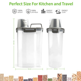 Viretec pantry setup demonstrates space-saving transparent storage solution