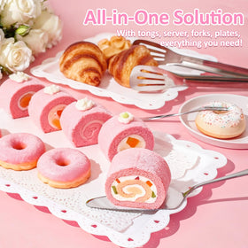 VISCOO large rectangular trays provide extra serving space for sweets