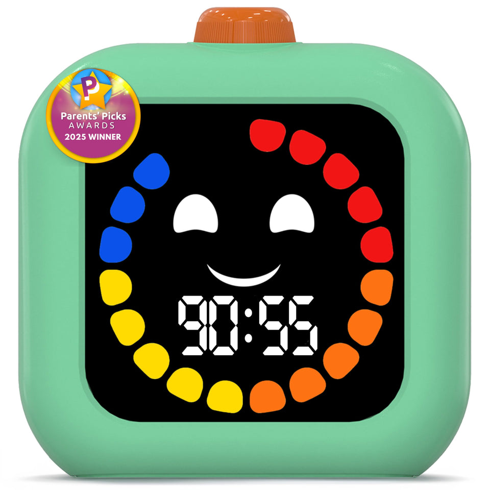 VISSE digital visual timer with dot display supports calm transitions at home.