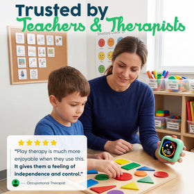 VISSE therapy-session timer aids structured activities and calm time.