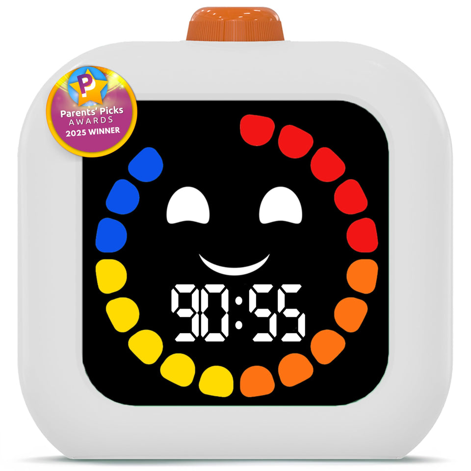 VISSE TimeBuddy with colorful countdown dots guiding kids through transitions