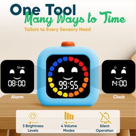 VISSE timer supports count-up and count-down modes for flexible routines.