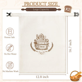 VIS'V Beeswax Bread Bags reusable by design, easy to clean and reduce waste.