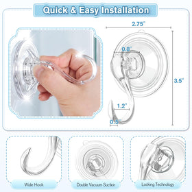 VIS'V double vacuum seal design provides dependable adhesion across temperatures.
