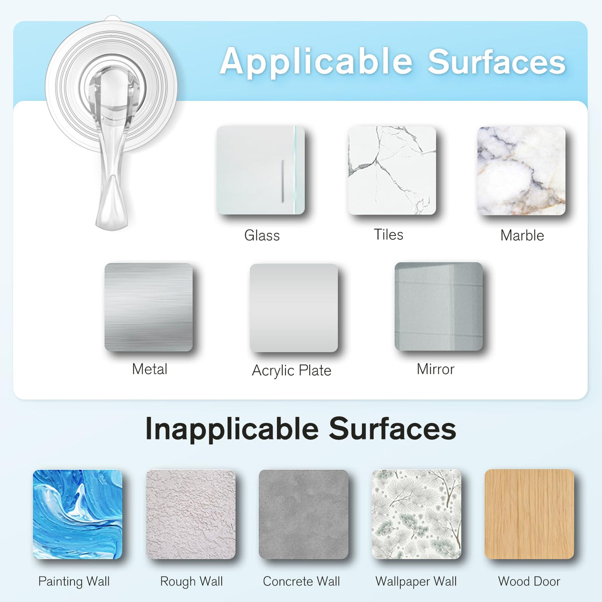 VIS'V heavy-duty hooks hold items securely during daily use.