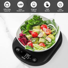 Vitafit 33lb scale compact kitchen design on counter