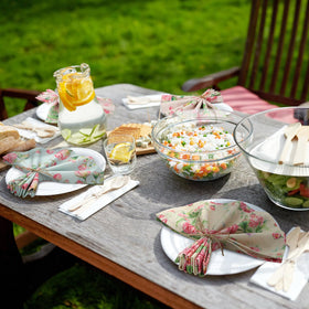 VitalCozy 24-piece bulk napkins suitable for hosting  laof multiple meals.
