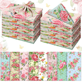 VitalCozy pink flower napkins elevate elegant table decor.