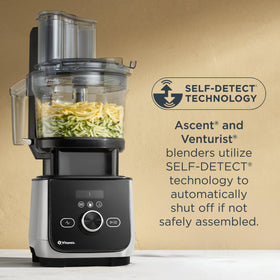 Vitamix coarse disc shreds and slices thickly
