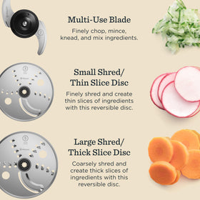 Vitamix fine disc creates thin slices for salads