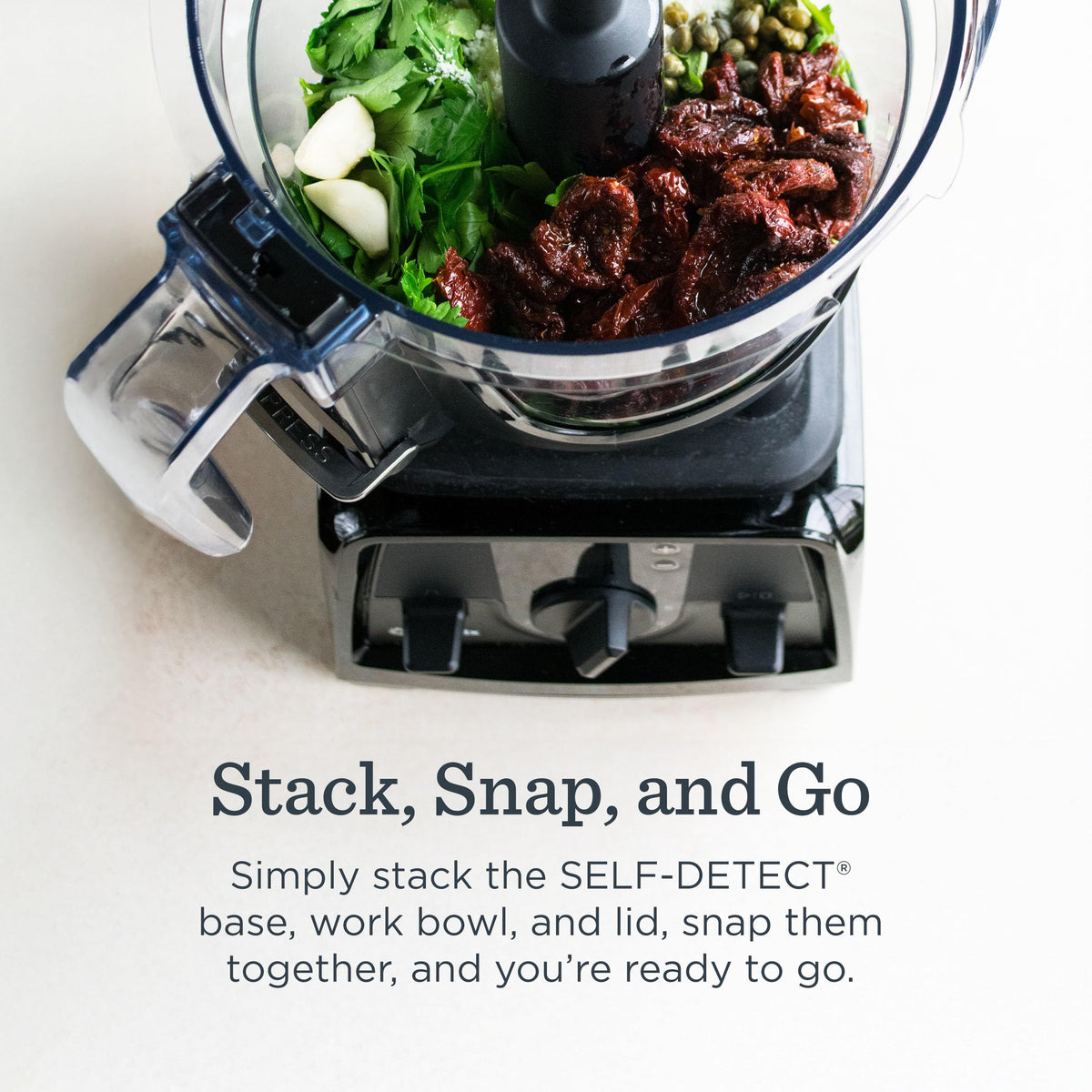 Vitamix food chutes and pushers guide ingredients smoothly