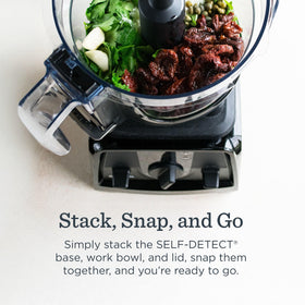 Vitamix food chutes and pushers guide ingredients smoothly