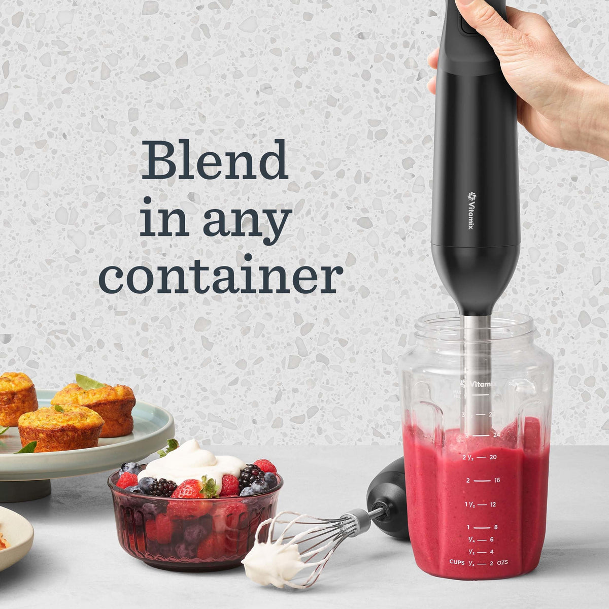 Vitamix 2-Year warranty on immersion blender