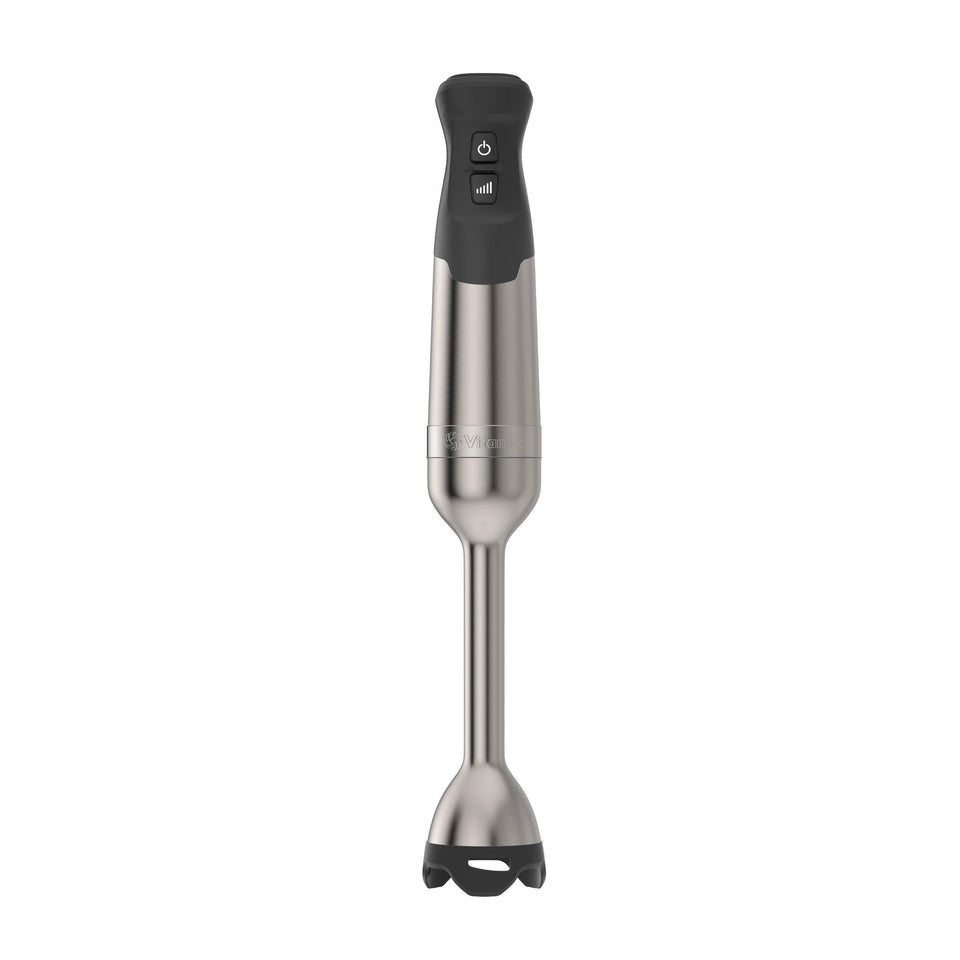 Vitamix 5-Speed Immersion Blender front view for compact, professional-quality blending in any pot.