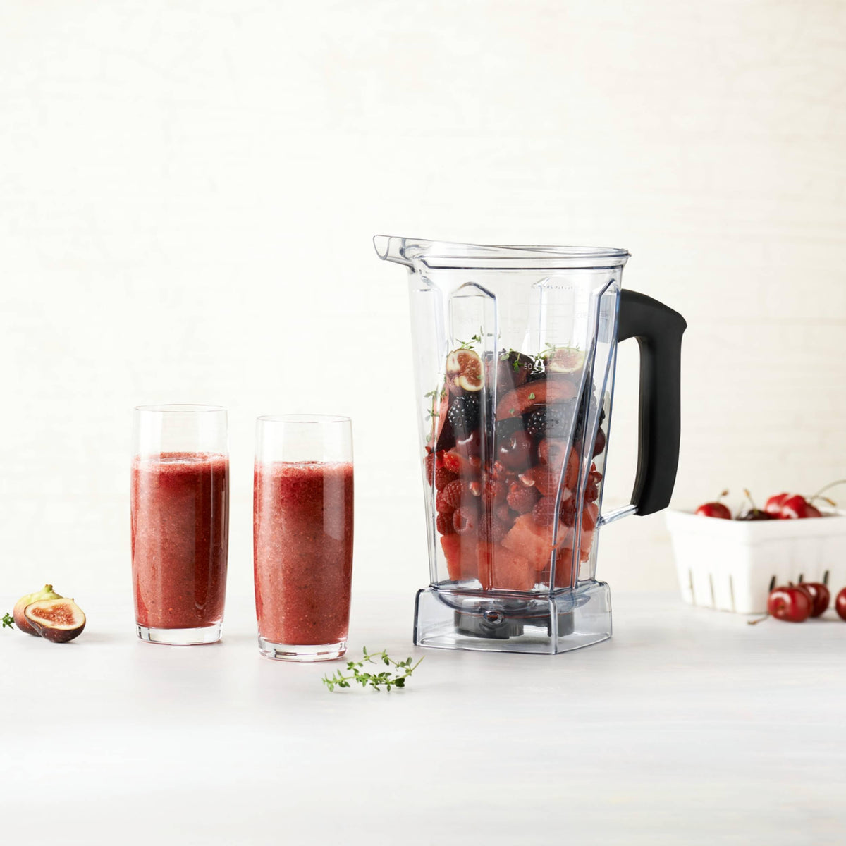 Vitamix 64-ounce container lid and plug allow mid-blend ingredient addition