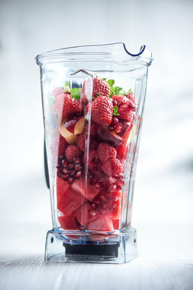 Vitamix 64-ounce container measurement markings enable precise ingredient prep