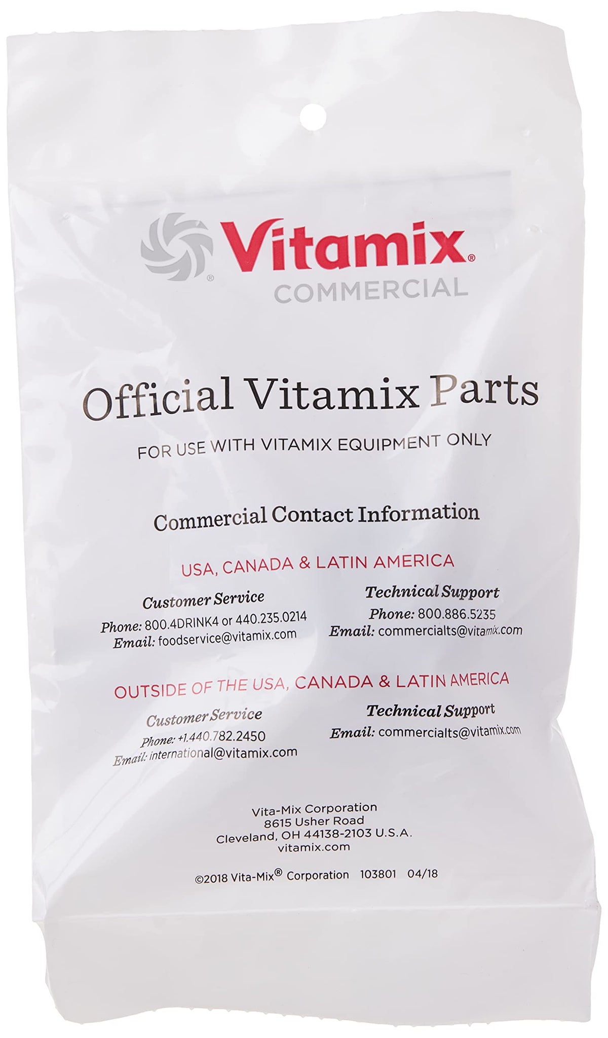 Vitamix Drive Socket Kit Metal 891 packaged with clear instructions for easy installation