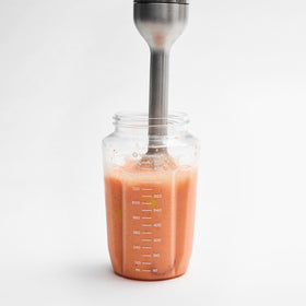 Vitamix Immersion Blending Jar is dishwasher safe for easy cleaning
