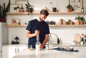 Vitamix Immersion Blending Jar mouth fits standard wide-mouth canning lids for versatility