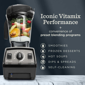 Vitamix Propel Series 750 low-profile design fits under cabinets for big blends.
