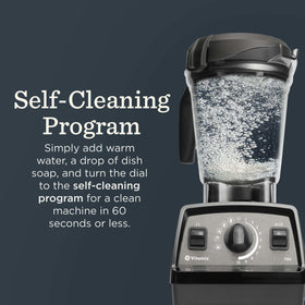 Vitamix Propel Series 750 stainless-steel blades ensure steady textures.