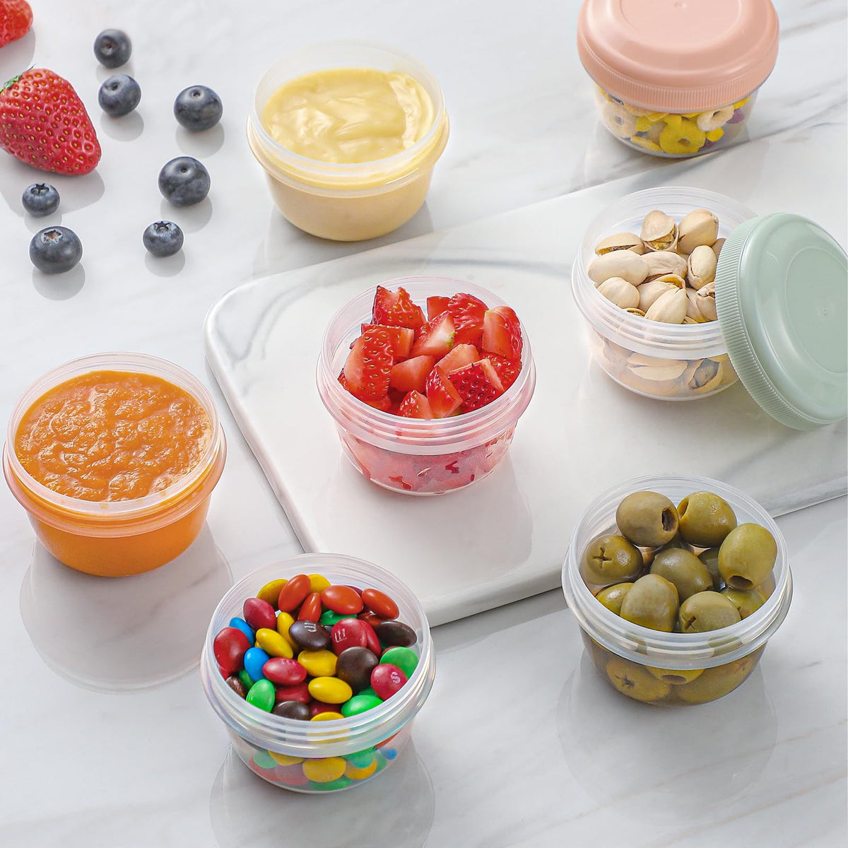 VITEVER 4oz container with engraved scale marks for precise portions