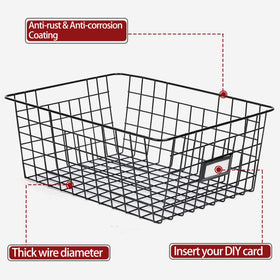 VITEVER 8-set Medium wire basket clutter-free bathroom vanity