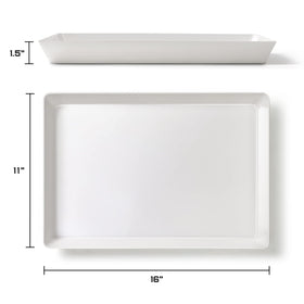 VITEVER BPA-free plastic tray ideal for appetizers and desserts at gatherings.