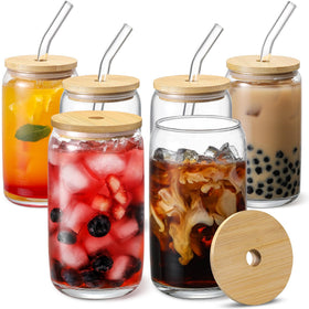 VITEVER classic beer glass set with six cups for entertaining and versatile beverages.