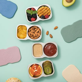 Compact 5.3 oz container ideal for office lunches.