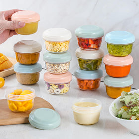 VITEVER multiuse food storage ideal for snacks, sauces, baby foods