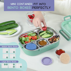 VITEVER salad dressing containers are dishwasher and fridge safe for easy reuse