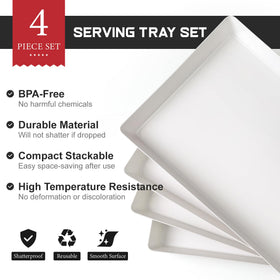 VITEVER 16x11 trays ideal for cookies, appetizers, and desserts.