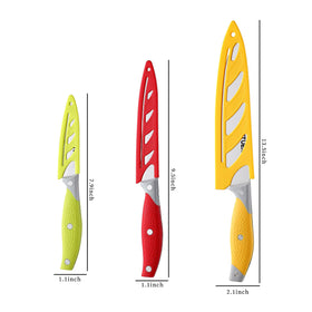 VITUER 4.5-inch red utility knife ideal for quick chops